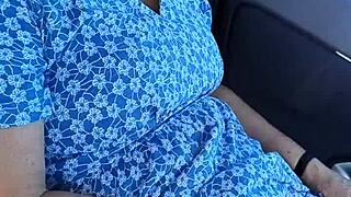 i'm wanking in the public carpark and someone's coming