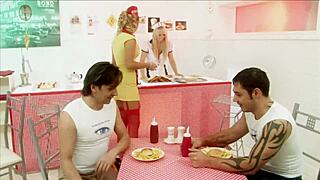 I joined diana gold and eva mercedes for a hot ffmm milf foursome!