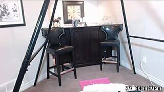 Maxine X Rocks College Uniform in Asian Pussy Play