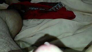 Detailed handjob session with masturbation leading to intense cumshot on amateurs