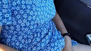 i'm wanking in the public carpark and someone's coming