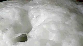 Cyno Models Cosplay Costumes in Solo Bubble Bath Fun Part 3