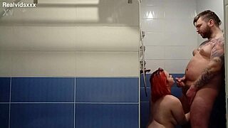 Huge Cumshot as She Fingers His Ass