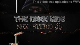 1 on 1 teen battles huge black dick in rough clash.