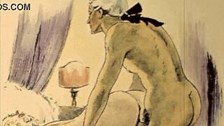 Ever tried diving into vintage erotic art like this?