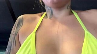 i train in thong at gym in copacabana almost expelled got so horny wet pussy
