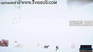 Sophie Dee's Huge Boobs in Sensual Striptease!