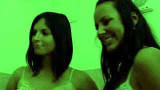 Strapon dominas pegging their sub in kinky ffm threesome fun