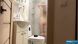 soffie ana, asian babe, wet fantasy in shower quickie!