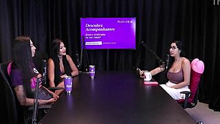 morena shows tits and pussy in sheer red