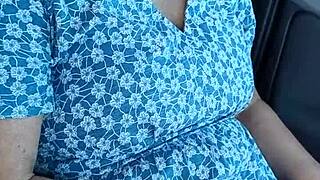 i'm wanking in the public carpark and someone's coming