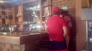 brunette milf getting pounded doggystyle with that big ass shaking... 🔥