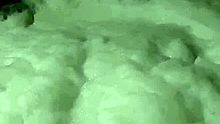 Cyno Models Cosplay Costumes in Solo Bubble Bath Fun Part 3