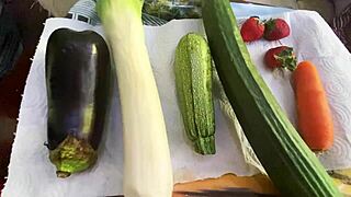 Fiesta anal with veggies, oops didn’t mean to say that loud