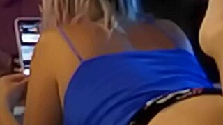 My stepsister enjoys watching videos in her room