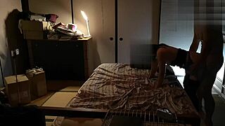 立ちバックアクションでハンドジョブフィニッシュ、ね？