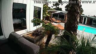 gigi breeze caught naked at pool sunbathing 😱 big ass spying fun