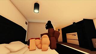 Slut sucking big black cock 😈