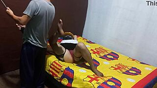 I found my mother-in-law masturbating in my apartment, then she asked for help to complete the homemade porn video