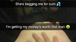 yo, watch this cheating milf get pounded to pay debts on snapchat, huh?