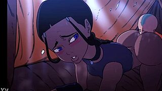 Avatar character shows off her big ass