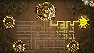 Playing cute toy in game