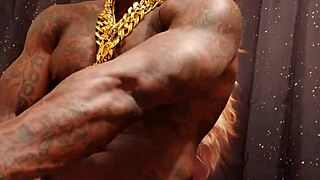 Hallelujah Johnson Worships Huge African BBC Intensely