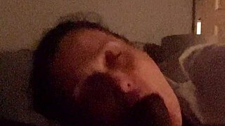 Young and straight amateur gives great blow job with deep throat technique
