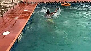 after a fun time at the pool, i enjoyed with a curvy babe