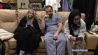 Dr tampa humiliates corporate slave jasmine rose in the office.