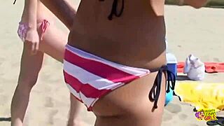 After Beach Volleyball, Lesbians Head Inside For Wild Group Bang