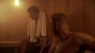 is that hot sex with the shapely lassie in the sauna after gym training?