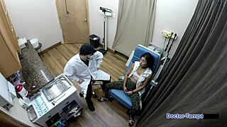 Dr tampa humiliates corporate slave jasmine rose in the office.
