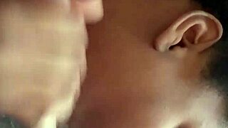 She has a good neck for sucking that big black cock.