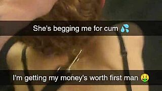 yo, watch this cheating milf get pounded to pay debts on snapchat, huh?