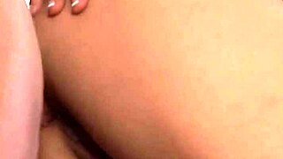 Hot babe gets rough anal drilling in quick wet session