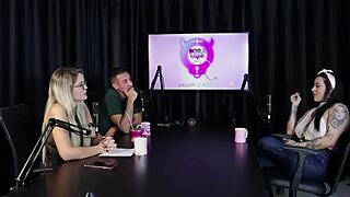 She services her two girlfriends, but I wouldn't like gangbang with strangers at the motel.