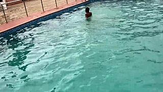 after a fun time at the pool, i enjoyed with a curvy babe