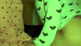 gentle caresses between young 18+ lesbians turn into rough fucking on the bed