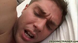 hardest pegging ever with big tits