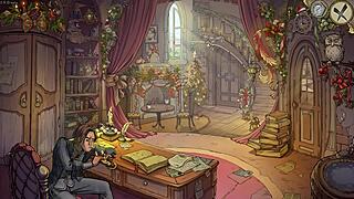 Playing cute toy in game