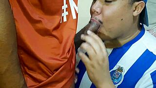 Couple enjoys hot blowjob and assfucking in costumes!