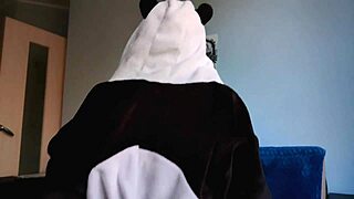 Cute Girl with Purple Hair Loves Sucking My Big Cock