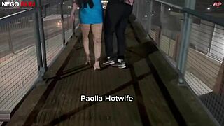 Paolla hotwife fucks big black cock