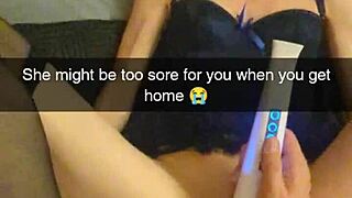 Cuckold husband films cheating wife's anal sex on Snapchat