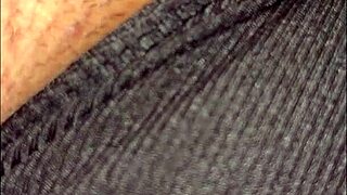 Riding his big cock in the car! What a rough creampie fuck!