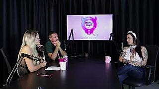 She services her two girlfriends, but I wouldn't like gangbang with strangers at the motel.