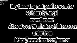 Angel Licks My Round Tits While I Masturbate