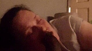Young and straight amateur gives great blow job with deep throat technique