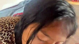 Latina shows bikini then gets fucked